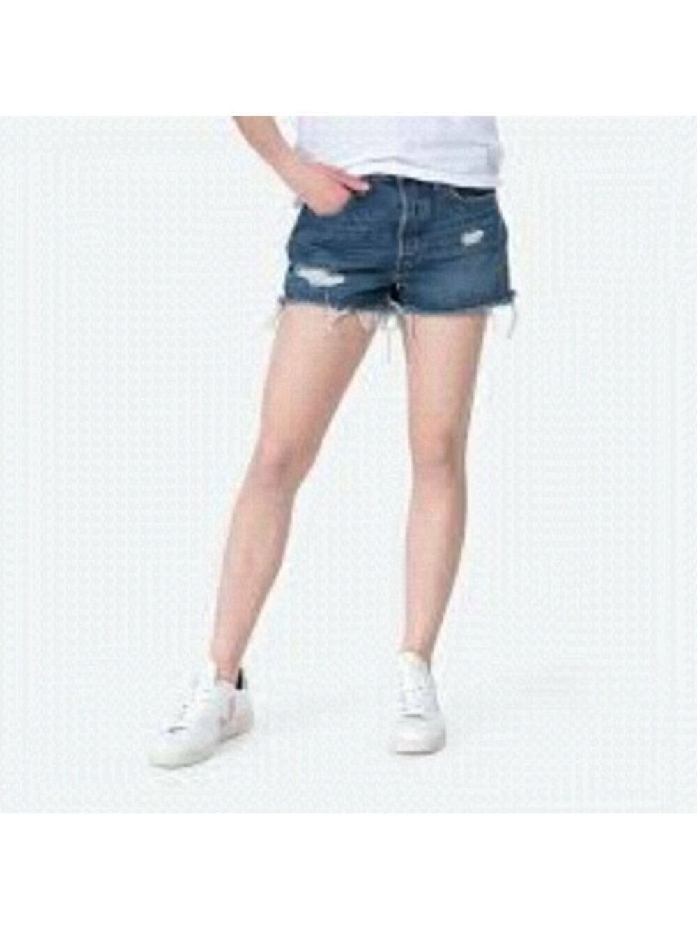 Levi's Cut Off Distressed Shorts Size 25